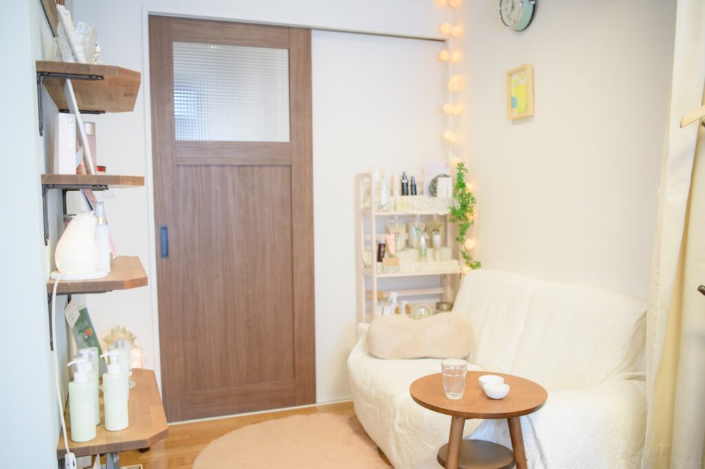 サロンのカウンセリングスペース